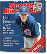 Chicago Cubs Kerry Wood, 2004 Mlb Baseball Preview Issue Sports Illustrated Cover Canvas Print