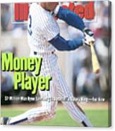 Chicago Cubs Ryne Sandberg... Sports Illustrated Cover Canvas Print