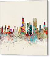 Chicago Ilinois Skyline Canvas Print