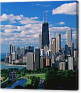 Chicago, Lincoln Park And Diversey Canvas Print