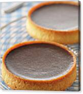 Chocolate Tartlets Canvas Print