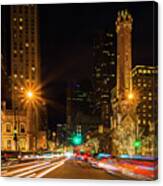 Christmas In Chicago Canvas Print