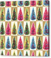 Christmas Tree Pattern Canvas Print