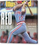 Cincinnati Reds Chris Sabo, 1990 World Series Sports Illustrated Cover Canvas Print