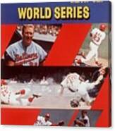 Cincinnati Reds Vs Baltimore Orioles, 1970 World Series Sports Illustrated Cover Canvas Print