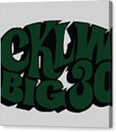 Cklw Big 30 - Green Canvas Print