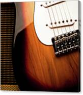 Classic Electric Guitar And Amp Canvas Print