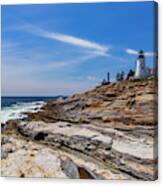 Clear Spring Day On The Coast Canvas Print