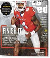 Clemson University Deshaun Watson, 2016 College Football Sports Illustrated Cover Canvas Print