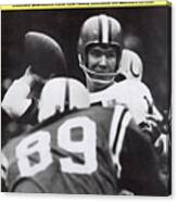 Cleveland Browns Jim Brown, 1964 Nfl Championship Sports Illustrated Cover Canvas Print