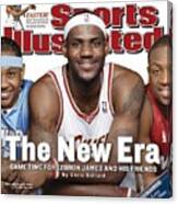 Cleveland Cavaliers Lebron James Sports Illustrated Cover Canvas Print