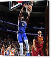 Cleveland Cavaliers V Philadelphia 76ers Canvas Print