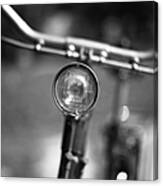 Close Up Of Bycicle Handle Canvas Print