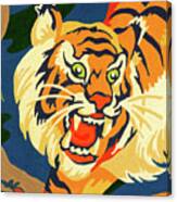 Close Up Of Tiger Canvas Print