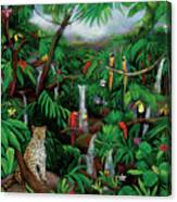 Cloud Forest Creatures Canvas Print