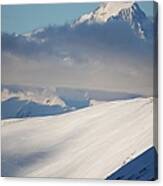 Clouded Mountains Canvas Print