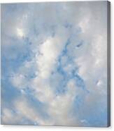 Clouds In A Late Afternoon Sky Canvas Print