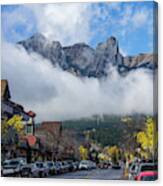 Clouds Over Canmore Canvas Print