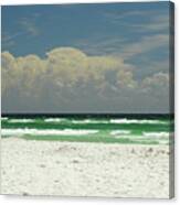 Clouds Rolling In On Sandestin Beach Canvas Print