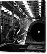 Clydeside Factory Canvas Print
