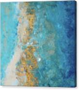 Coastline Vertical Abstract I Canvas Print