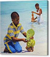 Coconut Boats Canvas Print