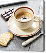Coffee And Snacks Canvas Print