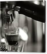 Coffee In Glass Canvas Print