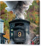 Cog Railway Steamer 2876 Canvas Print