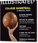 College Basketball Preview Sports Illustrated Cover Canvas Print