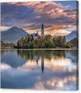 Colorful Bled Canvas Print
