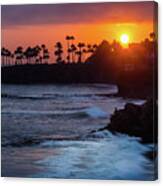 Colorful Laguna Beach Sunset Canvas Print