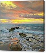 Colorful Morning Sky And Sea Canvas Print