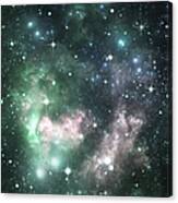 Colorful Space Galaxy Background Image Canvas Print