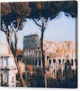 Colosseum, Rome - 29 Canvas Print