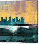 Columbus Abstract Skyline I Canvas Print