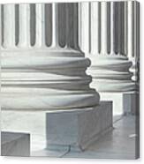 Column Outside U.s. Supreme Court Canvas Print