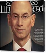 Commissioner Adam Silver An Exclusive Sports Illustrated Cover Canvas Print