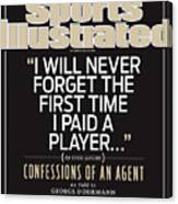 Confessions Of An Agent Sports Illustrated Cover Canvas Print