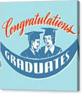 Congratulations Graduates Canvas Print