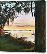 Cooper River Sunset Canvas Print
