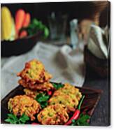 Corn Fritters Canvas Print