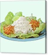 Cottage Cheese Salad Canvas Print