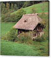Cottage In The Black Forest Canvas Print