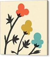 Cotton Blossoms Canvas Print
