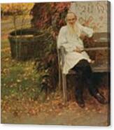 Count Leo N Tolstoi Canvas Print