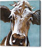 Cow Kisses Ii Canvas Print