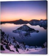Crater Lake Before Sunrise Canvas Print