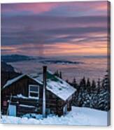 Cross-country Skiing Canvas Print
