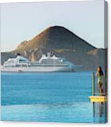 Cruise Ship View Canvas Print